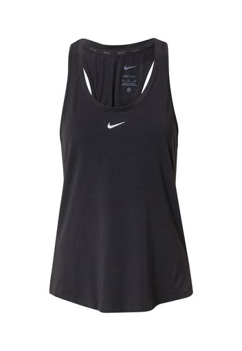 NIKE Top sportivo  nero / bianco