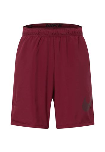 NIKE Pantaloni sportivi  rosso vino / nero