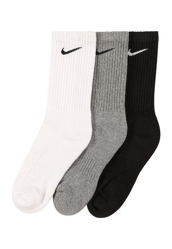 NIKE Calzino sportivo  grigio sfumato / nero / bianco