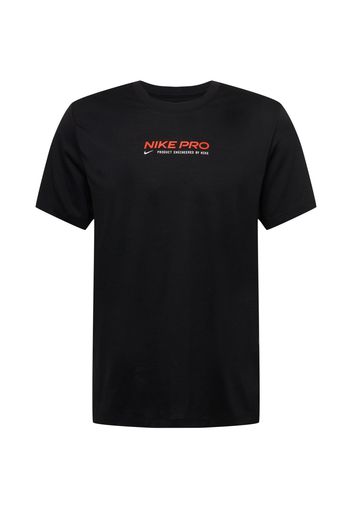 NIKE Maglia funzionale  mela / rosso fuoco / nero / bianco