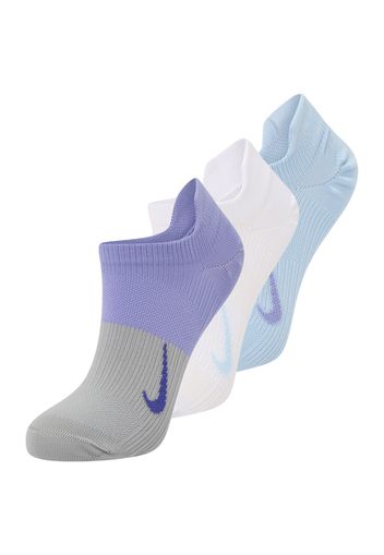 NIKE Calzino sportivo 'Everyday Plus'  blu chiaro / grigio / lilla / bianco