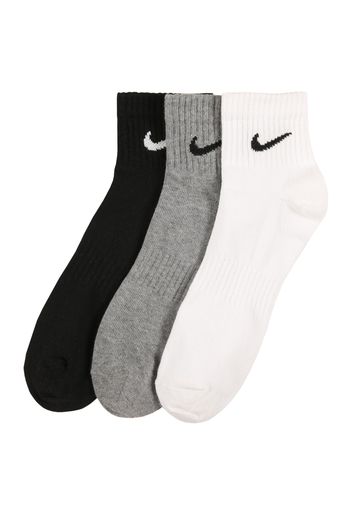 NIKE Calzino sportivo  grigio sfumato / nero / bianco