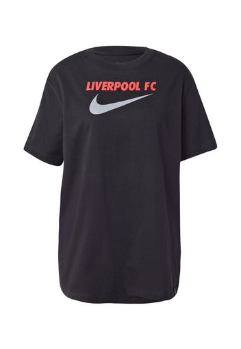 NIKE Maglia funzionale  grigio chiaro / rosso / nero