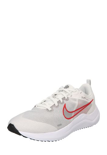 NIKE Scarpa da corsa 'DOWNSHIFTER 12'  grigio chiaro / rosso