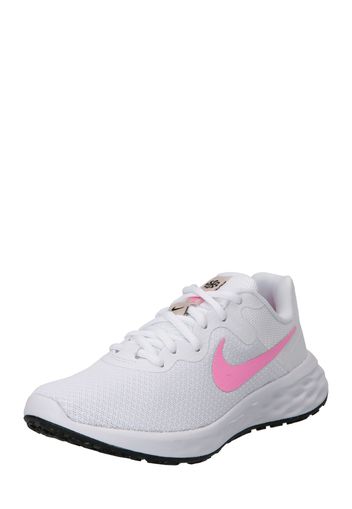 NIKE Scarpa da corsa 'Revolution 6'  rosa / bianco