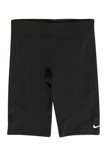 NIKE Pantaloni sportivi  nero / bianco