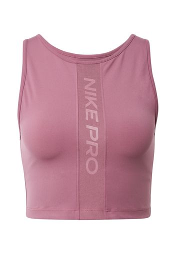 NIKE Top sportivo  lilla / rosa antico / bianco