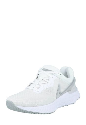 NIKE Scarpa da corsa 'React Miler 3'  grigio / bianco