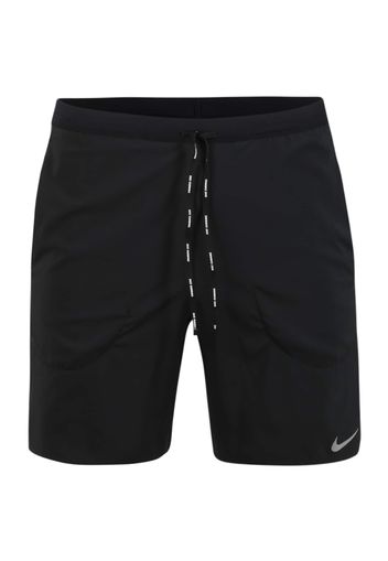 NIKE Pantaloni sportivi 'Flex Stride'  nero / bianco