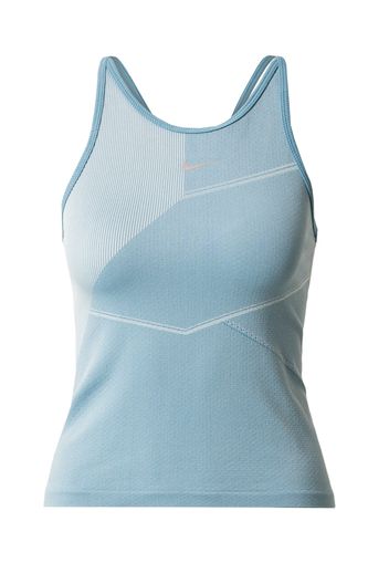 NIKE Top sportivo  blu ciano / blu chiaro / grigio