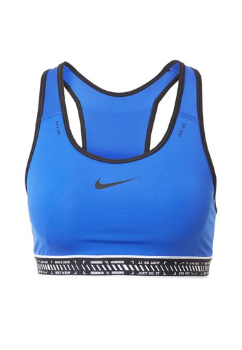 NIKE Reggiseno sportivo  blu reale / nero / bianco