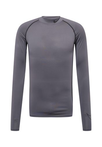 NIKE Maglia funzionale  grigio / nero