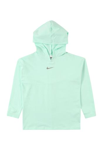 NIKE Felpa sportiva  grigio scuro / menta