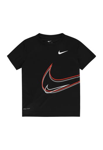 NIKE Maglia funzionale  grigio / rosso / nero / bianco