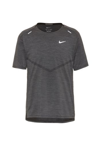 NIKE Maglia funzionale  grigio / nero / bianco