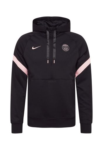 NIKE Felpa sportiva 'Paris Saint-Germain'  rosa / nero