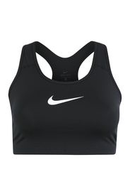 NIKE Reggiseno sportivo 'Swoosh'  nero / bianco