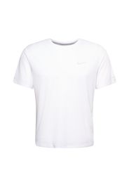 NIKE Maglia funzionale 'Miler'  bianco / pietra