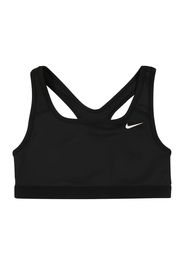 NIKE Top sportivo 'Swoosh'  nero / bianco