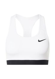 NIKE Reggiseno sportivo 'Swoosh'  bianco / nero