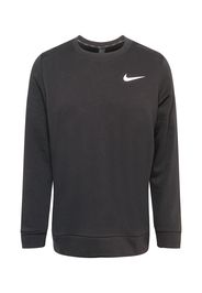 NIKE Felpa sportiva  nero / bianco