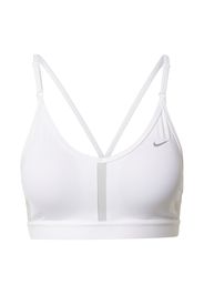 NIKE Reggiseno sportivo 'Indy'  bianco naturale / grigio