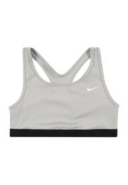 NIKE Top sportivo  grigio / nero / bianco