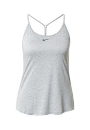 NIKE Top sportivo  grigio / nero