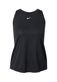 NIKE Top sportivo  nero / bianco