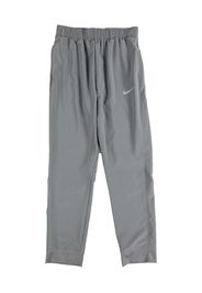 NIKE Pantaloni sportivi  grigio / bianco