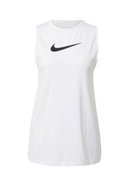 NIKE Top sportivo  nero / bianco