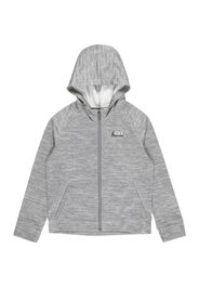 NIKE Giacca di felpa sportiva  grigio sfumato / bianco sfumato