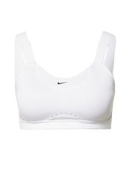 NIKE Reggiseno sportivo 'Alpha'  nero / bianco