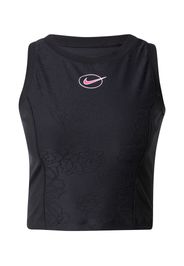 NIKE Top sportivo  rosa / nero / bianco