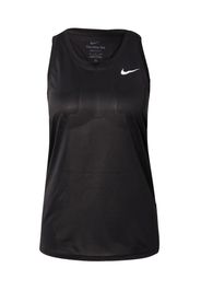 NIKE Top sportivo  nero / bianco