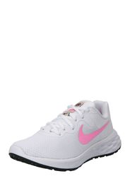 NIKE Scarpa da corsa 'Revolution 6'  rosa / bianco