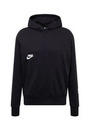 NIKE Felpa sportiva  nero / bianco