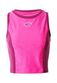 NIKE Top sportivo  bacca / rosa