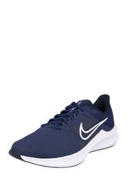 NIKE Scarpa da corsa 'Downshifter 11'  navy / bianco