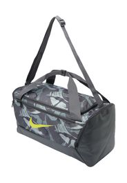 NIKE Borsa sportiva 'BRASILIA 9.5'  giallo / grigio chiaro / grigio scuro