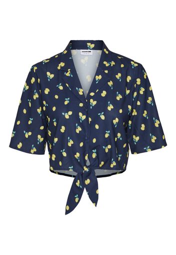 Noisy may Camicia da donna  navy / giallo / giada