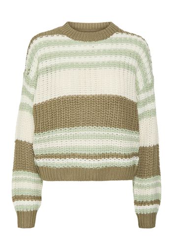 Noisy may Pullover 'CHARLIE'  crema / seppia / verde pastello