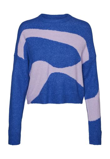 Noisy may Pullover 'Swirl'  blu sfumato / lilla pastello