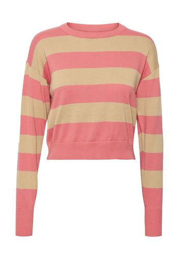 Noisy may Pullover 'ZOE'  beige scuro / rosa