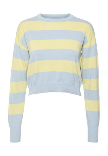 Noisy may Pullover 'ZOE'  blu chiaro / limone