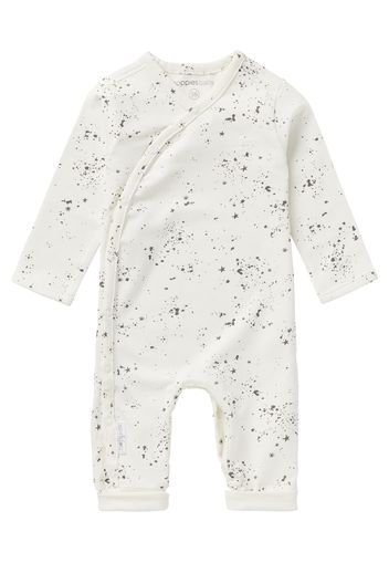 Noppies Tutina / body per bambino 'Noorvik'  grigio scuro / bianco