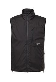 NORSE PROJECTS Gilet 'Birkholm'  nero / bianco naturale