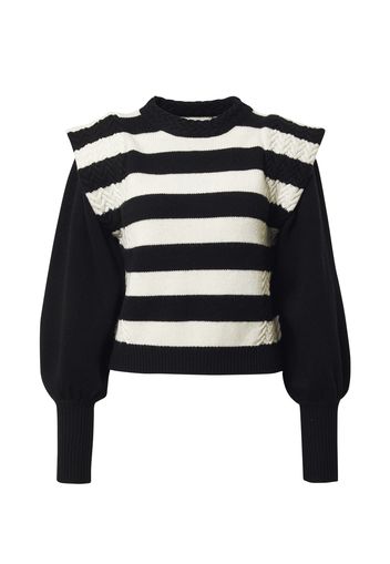 Notes du Nord Pullover 'Ena'  nero / bianco
