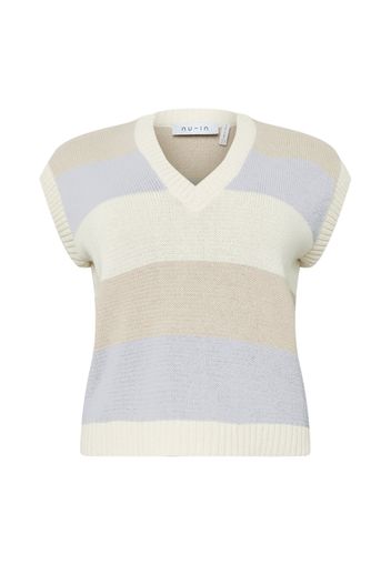 NU-IN Plus Pullover  bianco / blu chiaro / crema