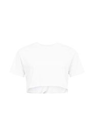 NU-IN Plus Maglietta 'Raw Hem'  bianco